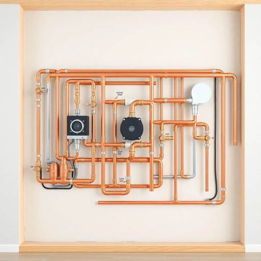 Instalacja wodna schemat